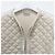 Moncler Cardigã acolchoado com zíper geométrico branco - vista 6