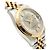 Rolex Relógio combo masculino Datejust com mostrador de dois tons, roda de roleta, data e face branca Prata - vista 11