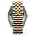 Rolex Orologio da uomo Datejust combinazione piramide romana Bianco - vista 8