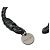 Bottega Veneta Bracciale in pelle intrecciata nera Nero - vista 3