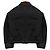 Miu Miu Denim-Zip-Jacke mit Cordkragen und echtem Logo-Patch Schwarz - Ansicht 4