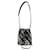 Burberry Mini borsa a secchiello a quadri Nero  - vista 1