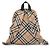 Burberry Small Check Backpack Brown - view 5