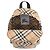 Burberry Small Check Backpack Brown - view 7