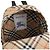 Burberry Small Check Backpack Brown - view 8