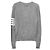 Thom Browne Lässiger V-Ausschnitt-Cardigan aus Wolle - Ansicht 4