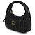 Miu Miu Borsa hobo in pelle nappa Nero - vista 4
