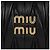 Miu Miu Borsa hobo in pelle nappa Nero - vista 9