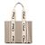 Chloé Borsa tote in lino Rosa