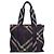 Burberry Knit Tote Bag mit kleinem Karomuster