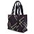 Burberry Knit Tote Bag mit kleinem Karomuster - Ansicht 4