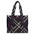 Burberry Knit Tote Bag mit kleinem Karomuster - Ansicht 5