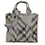 Burberry Mini Karomuster Strick-Tote