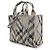 Burberry Mini Karomuster Strick-Tote - Ansicht 4