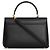 Céline Borsa Nino Media in Pelle di Vitello Morbida Nera Nero - vista 3