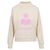 Isabel Marant Sudadera de algodón con cuello redondo Blanco