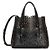 Alaïa Borsa Mina Bianco Wave Piccola Nero
