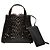 Alaïa Borsa Mina Bianco Wave Piccola Nero - vista 3