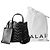 Alaïa Borsa Mina Bianco Wave Piccola Nero - vista 9