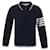 Thom Browne Pullover aus Viskose mit Streifen Blau