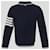 Thom Browne Pullover aus Viskose mit Streifen Blau - Ansicht 5