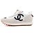 Chanel Sneakers in suede per donna con logo CC Stagione Bianco