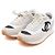 Chanel Sneakers in suede per donna con logo CC Stagione Bianco - vista 3