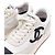 Chanel Sneakers in suede per donna con logo CC Stagione Bianco - vista 6