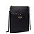 Céline Pochette Sharp in Pelle di Agnello Liscia Nera Nero - vista 3