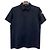 Moncler Polo in cotone piqué con logo per uomo Blu