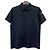 Moncler Polo in cotone piqué con logo per uomo Blu - vista 10