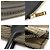 Salvatore Ferragamo Borsa shopper da spiaggia in tela PVC a righe beige e nera con firma Marrone - vista 6