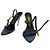Tom Ford Sandali con tacco in denim per donne Blu