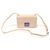 Acne Mini borsa a tracolla in vernice beige con logo Face Marrone