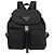 Double Prada Doppelpack-Rucksack mit Pocono Triangle-Logo ZOT Schwarz