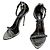 Tom Ford Sandali in pelle metallica con lucchetto Argento - vista 2