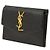 Saint Laurent Monogramm Uptown Kartenhalter Schwarz - Ansicht 4