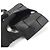Cassette Bottega Veneta Mini borsa a tracolla Candy in tessuto Intrecciato nero Black - view 5