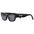 Céline Gafas de sol monocromáticas negras con logo Negro - vista 2