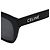 Céline Gafas de sol monocromáticas negras con logo Negro - vista 5