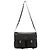 Prada ZOT Bolsa Transversal Grande com Logo Triangular em Tecido Preto - vista 3