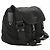 Prada ZOT Bolsa Transversal Grande com Logo Triangular em Tecido Preto - vista 5