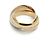 Cartier Trinity Ring Vintage Gold Ring Größe Golden - Ansicht 3