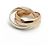 Cartier Trinity Ring Vintage Gold Ring Größe Golden - Ansicht 4