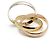Cartier Trinity Ring Vintage Gold Ring Größe Golden - Ansicht 6