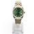 Rolex Datejust Combo Men's Watch Bright Green Afterset Diamond - view 3