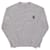 Acne Strickpullover hellgrau-braun meliert mit gesticktem Logo  - Ansicht 1