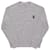 Acne Strickpullover hellgrau-braun meliert mit gesticktem Logo  - Ansicht 3