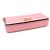 Valentino Pochette in pelle di vitello grana rosa caramella con catena logo - vista 5