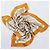 Hermès Foulard Quadrato in Seta per Donne Arancione - vista 10